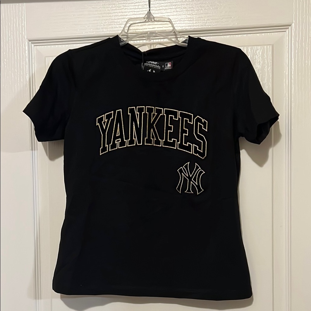 NWT Pro Standard NY Yankees 2009 WS Kids Black Short Sleeve Tee